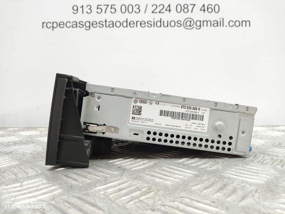 Radio Auto Radio Original Audi A5 8T 8T2035666H - 4
