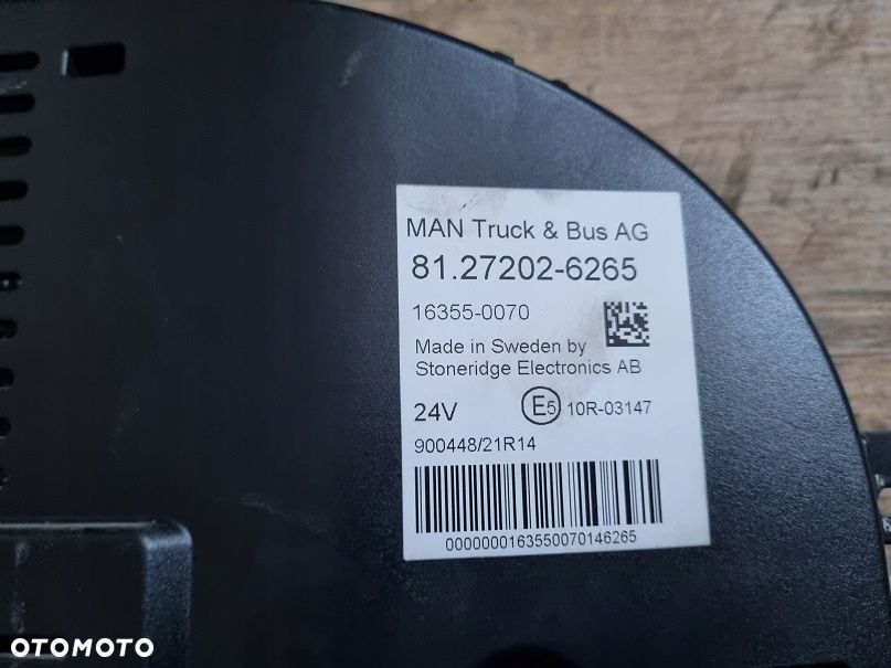 LICZNIK ZEGARY TABLICA MAN TGX TGS EURO 6 81272026265 - 3