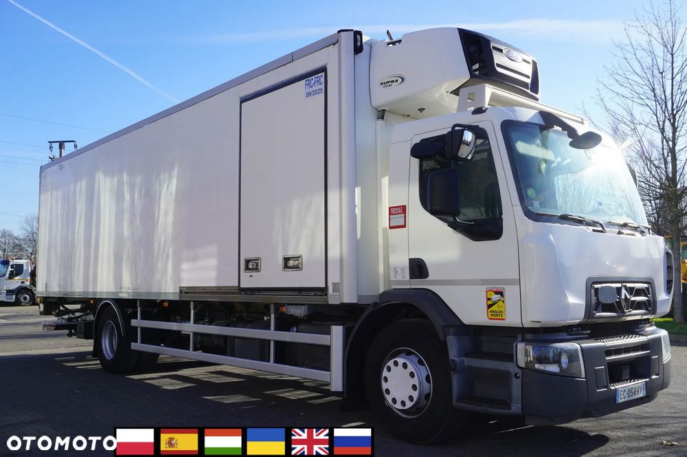 Renault D19 Wide 4x2 E6 / Chłodnia Lamberet 22 EPAL / Multitemperatura / Carrier Supra 1250 MT - 1