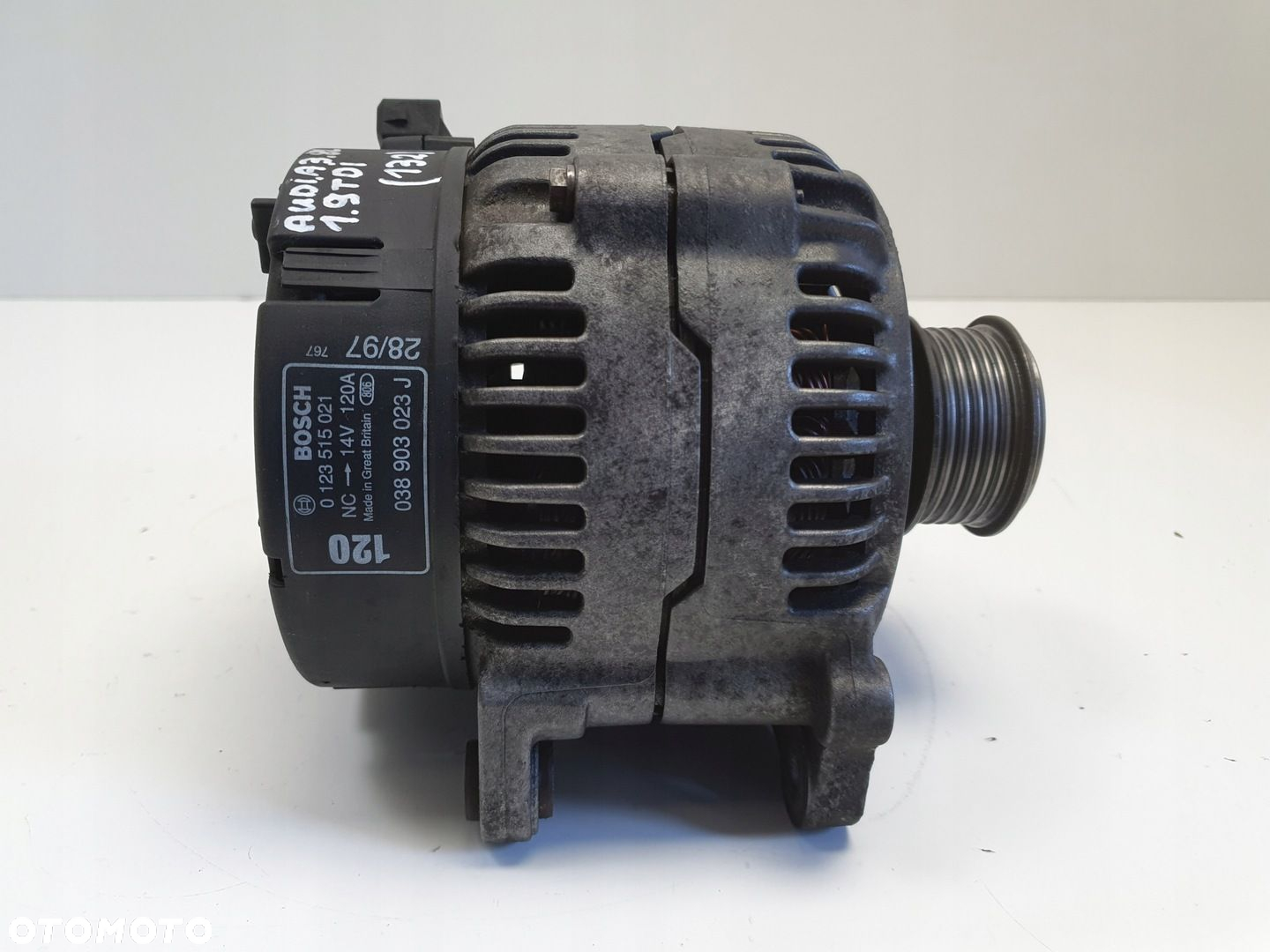Audi A3 8L Golf IV 1.9 TDI ALTERNATOR 0123515021 038903023J 120A - 7