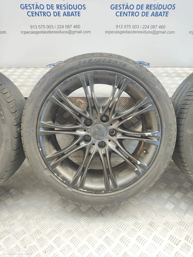 Conjunto Jantes Originais 18 BMW Serie 5 E60 E61 LCI 8J ET20 5x120 - 8