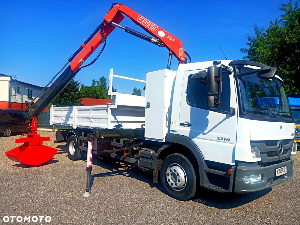 Mercedes-Benz Atego 1318N Wywrotka Żuraw Dżwig HDS Fassi F95 - 5