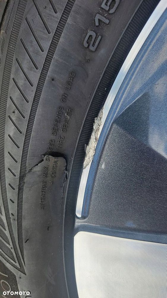 FELGI ALUMINIOWE VW PASSAT 17 7.5J ET41 3J0601025K OPONY ZIMA 215/55/17 - 13