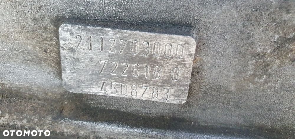 Skrzynia biegów Automat komplet Mercedes E-Klasa W211 3.2 V6 2112703000 722618 - 11
