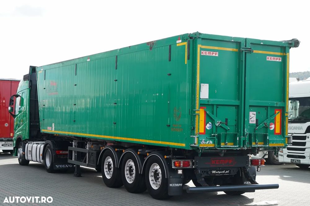 Volvo FH 500 / KIT / HIDRAULICĂ / RETARDER / I-SAVE / I-PARK COOL + BASCOLĂ KEMPF 60m3 / PUNȚĂ RIDICATĂ / 2021 - 3
