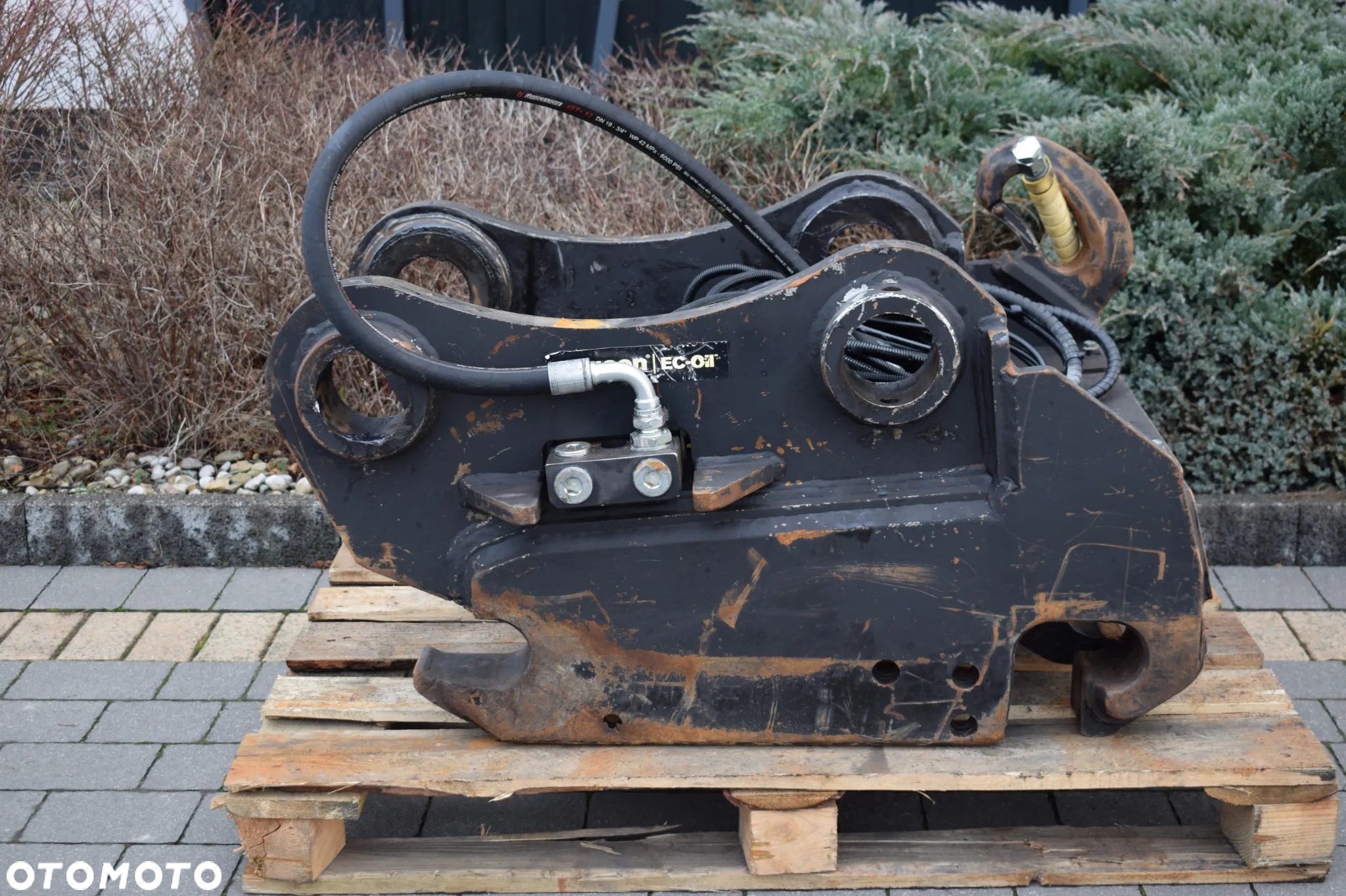 Szybkozłącze hydrauliczne Engcon EC- Oil QS80/ fi100 jak OilQuick - 2