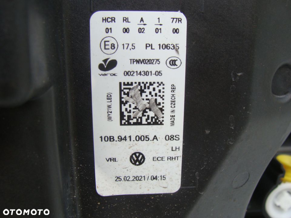 VW ID.3 ID3 LAMPA PRZEDNIA LEWA 10B941005A - 8