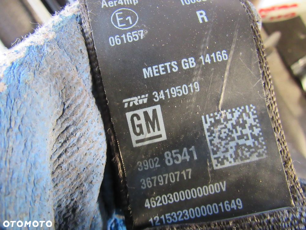 opel astra k 5 komplet pasy bezpieczeństwa - 4