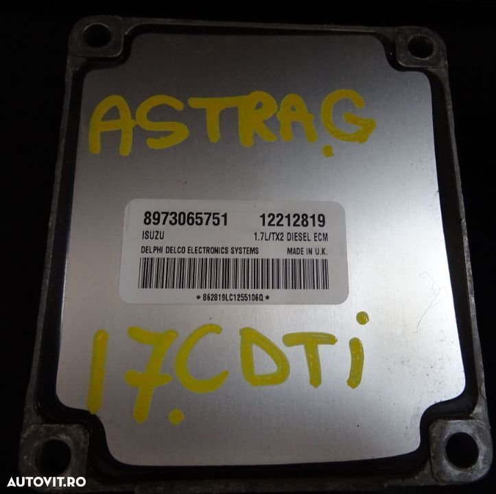 Calculator motor Opel Astra G 1.7 DTI - 1