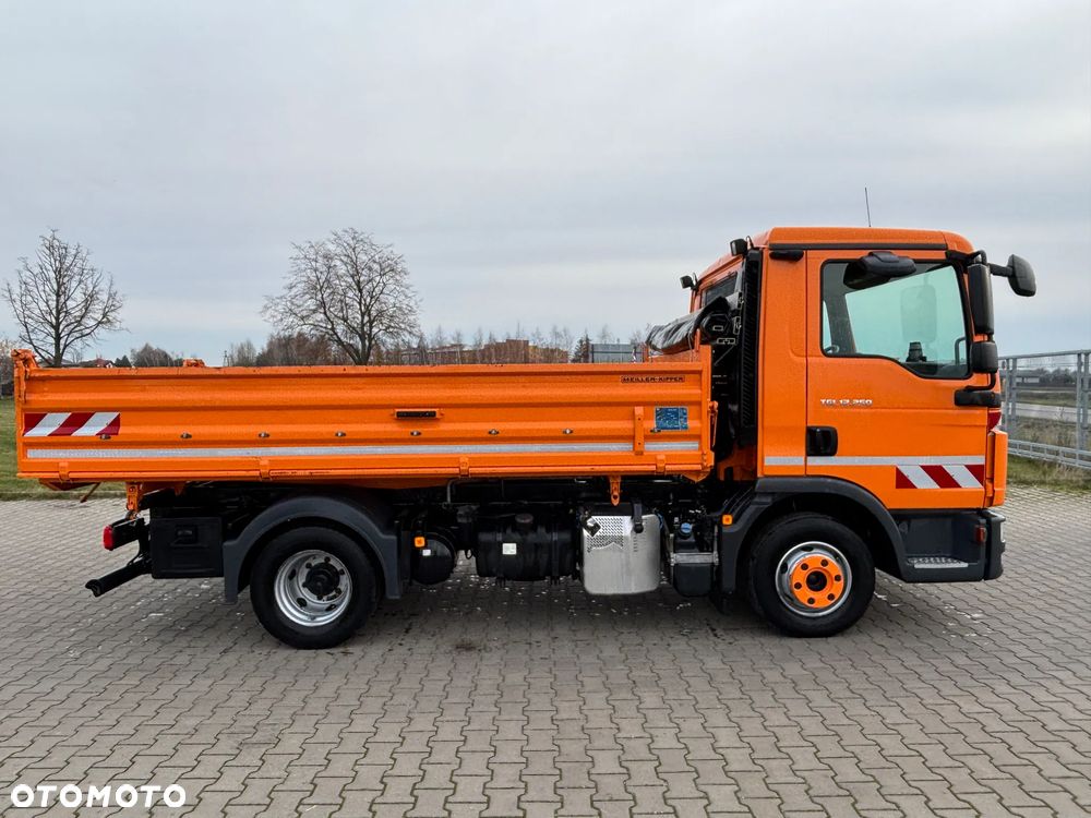 MAN 12.250 TGL oryginalna wywrotka MEILLER kiper, 4x2 , 250 KM , blokada mostu, hydraulika , zaczep do przyczepy - 6