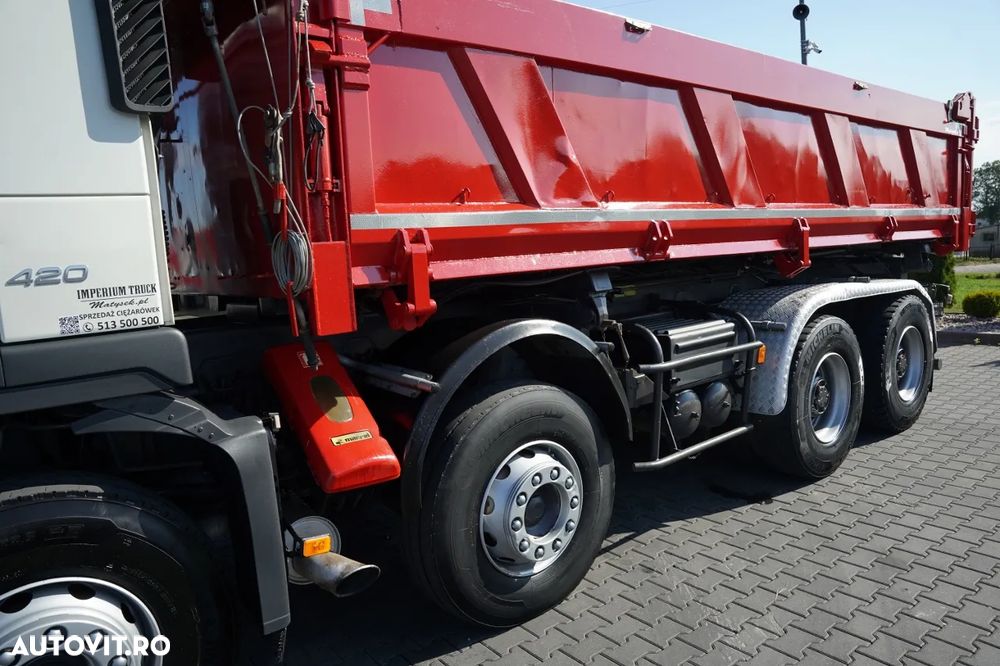 Volvo FM 420 / 8X4 / BASCULATOR 2 LATERAL / HIDRODOXY / BORDMATIC / MANUAL - 17