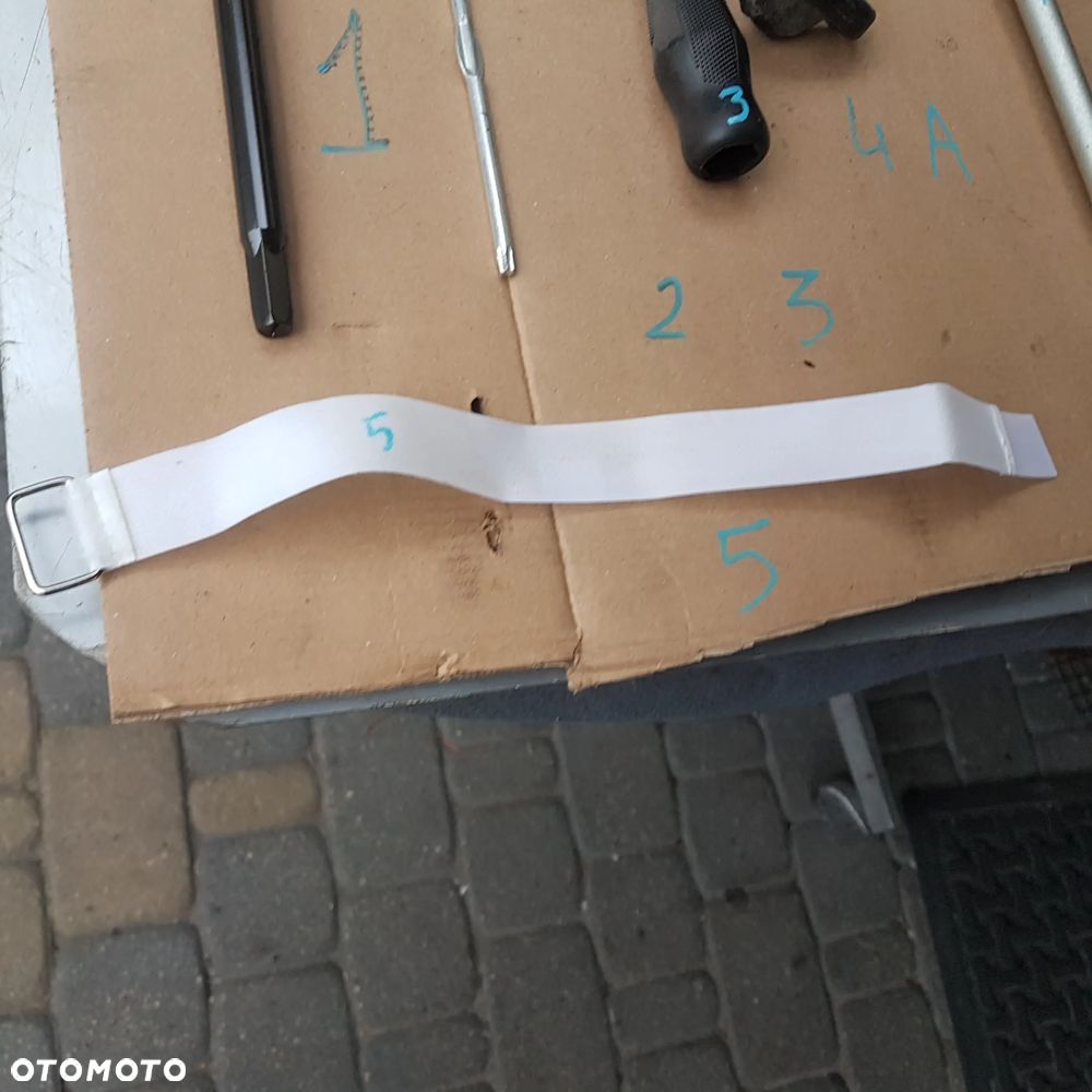 Klucz do Windy koła zapasowego zamek piórnika śrubokręt przekładka mocowanie lewarka Jumper Ducato Boxer movano proace max NOWE ORYGINAŁ - 14