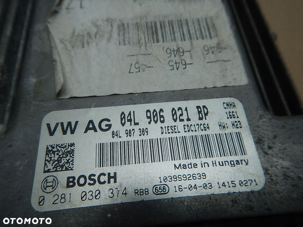 sterownik komputer audi a6 c7 lift 2.0tdi 04l906021bp - 3