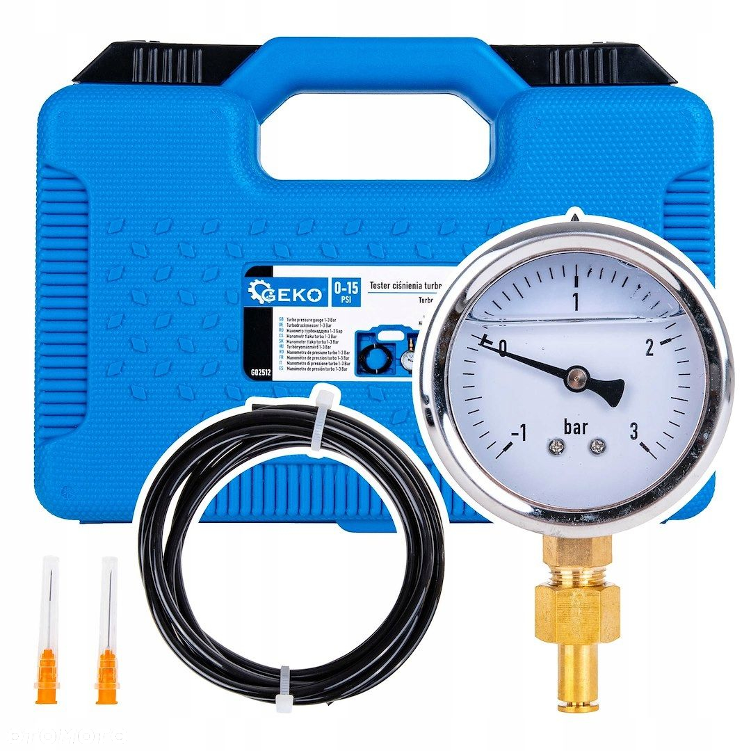 TESTER CIŚNIENIA SPRĘŻANIA TURBOSPRĘŻARKI 1-3 BAR WALIZKA G02512 - 11