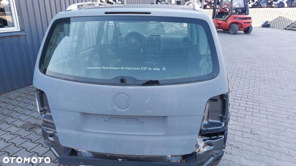 vw touran 1t0 03-10r klapa bagażnika szyba - 1