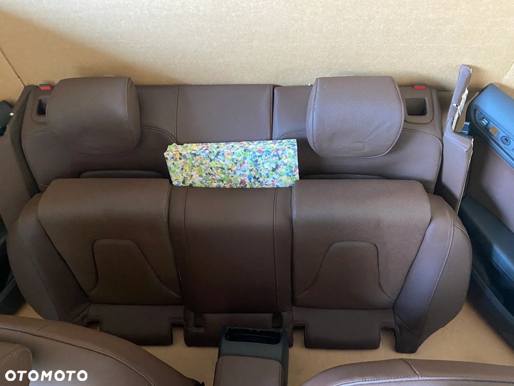 Audi A5 8T S-line Sportback Fotel fotele kanapa skóra grzane brązowe 12km - 8