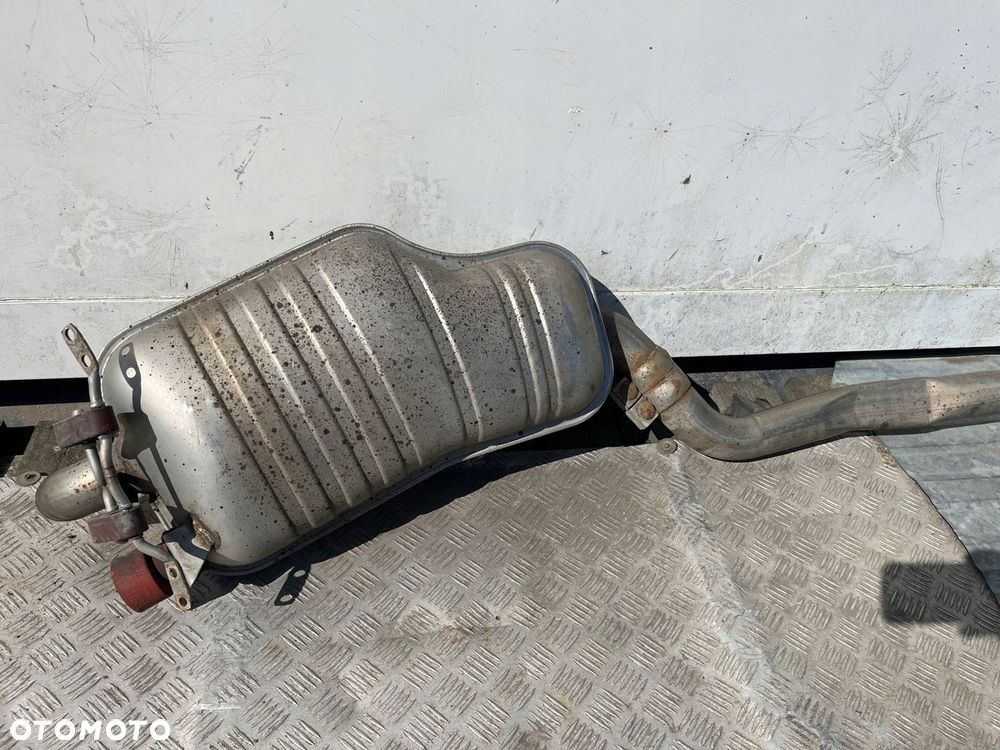 Wydech koncowy tlumik srodkowy rura BMW X3 E83 2.0 D M47 ORG KPL BDB - 3