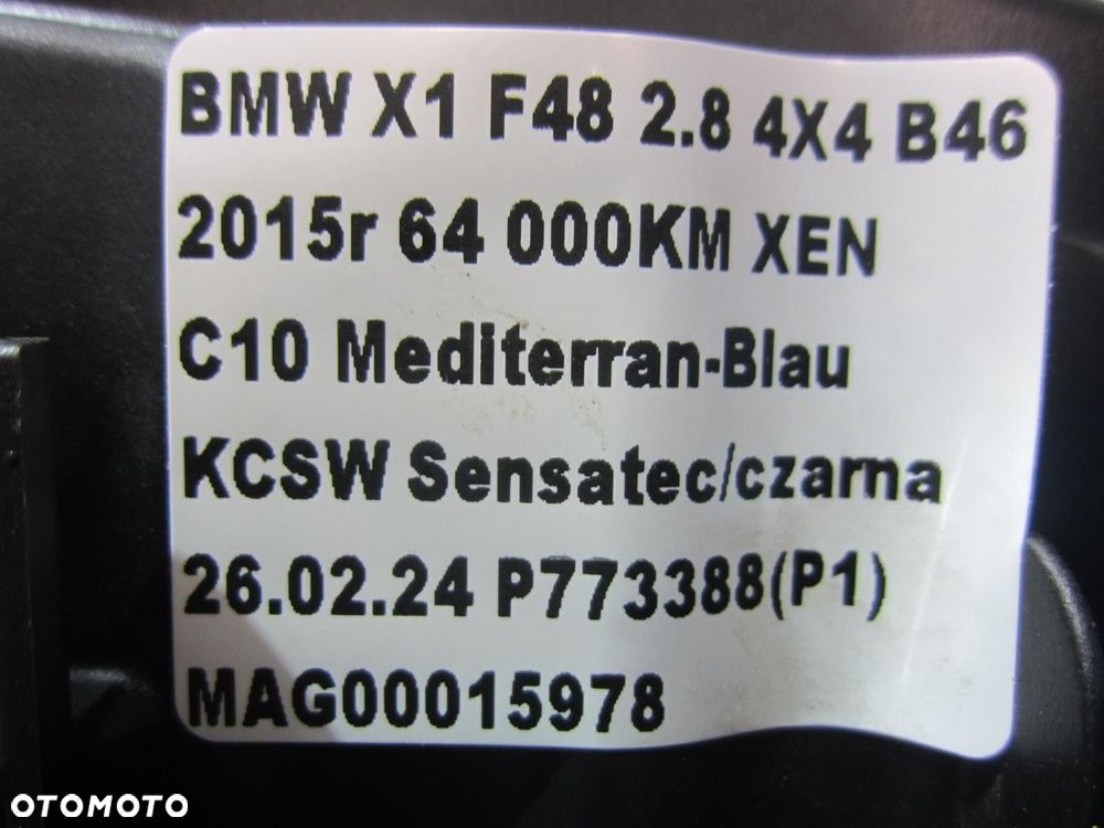 BMW X1 F48 B46 F20 F23 G11 G20 F34 POKRYWA ZAWORÓW GŁOWICY DEKIEL 70557891 - 8