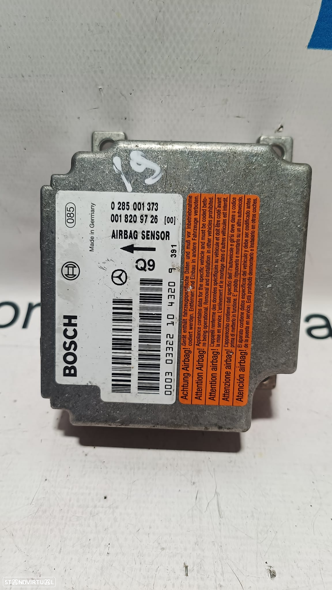 CENTRALINA ECU MODULO AIRBAG MERCEDES BENZ CLASS CLK C209 W209 A0018209726 0018209726 0285001373 BOSCH C W203 COUPE CL203 CLC CLASS E W211 E220 - 4