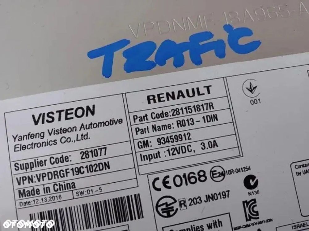 radio browse bluetooth mp3 renault trafic iii opel vivaro b talento 281151817r - 6