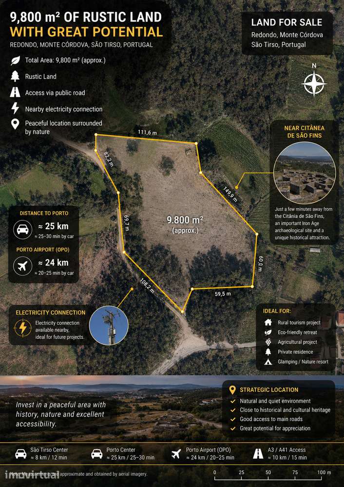 9,800m² Land in Monte Córdova – Perfect for Eco-Tourism/Glamping - Grande imagem: 4/4