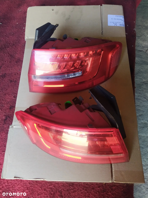 Lampy tylne LED audi a4 b8 lift s line sedan