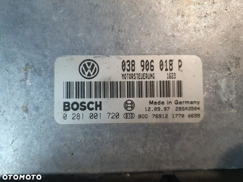 VW PASSAT B5 AUDI A4 1.9TDI ECU KOMPUTER STEROWNIK SILNIKA 038906018P 0281001720 POSIADAM 10 SZT - 12
