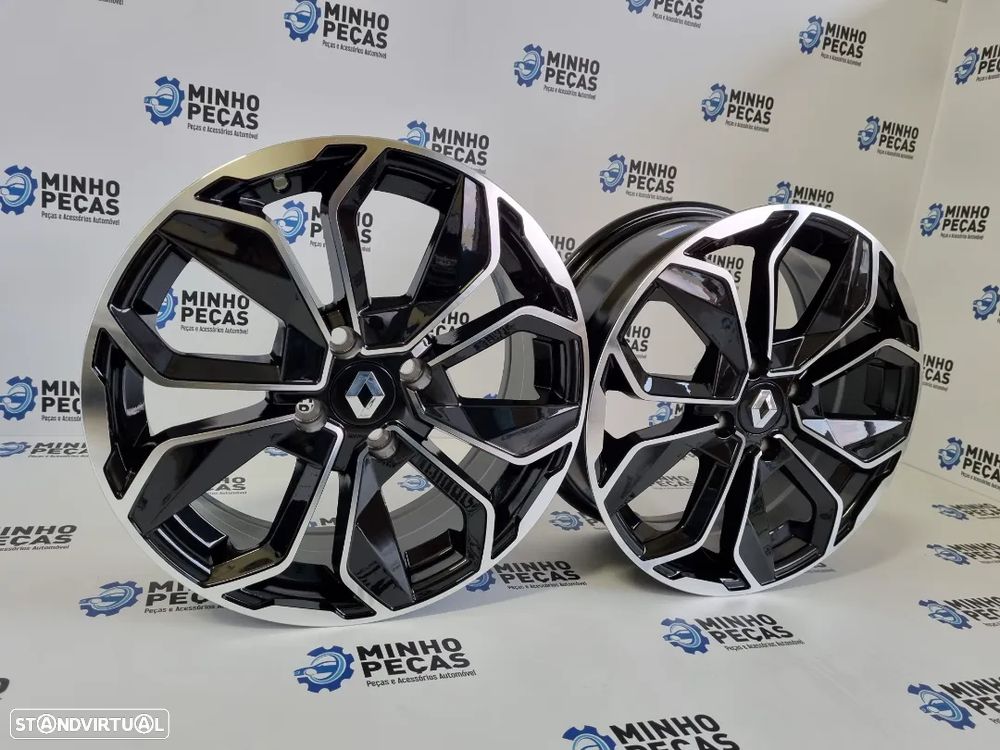 Jantes Renault Clio em 14 Preto Polido - 3