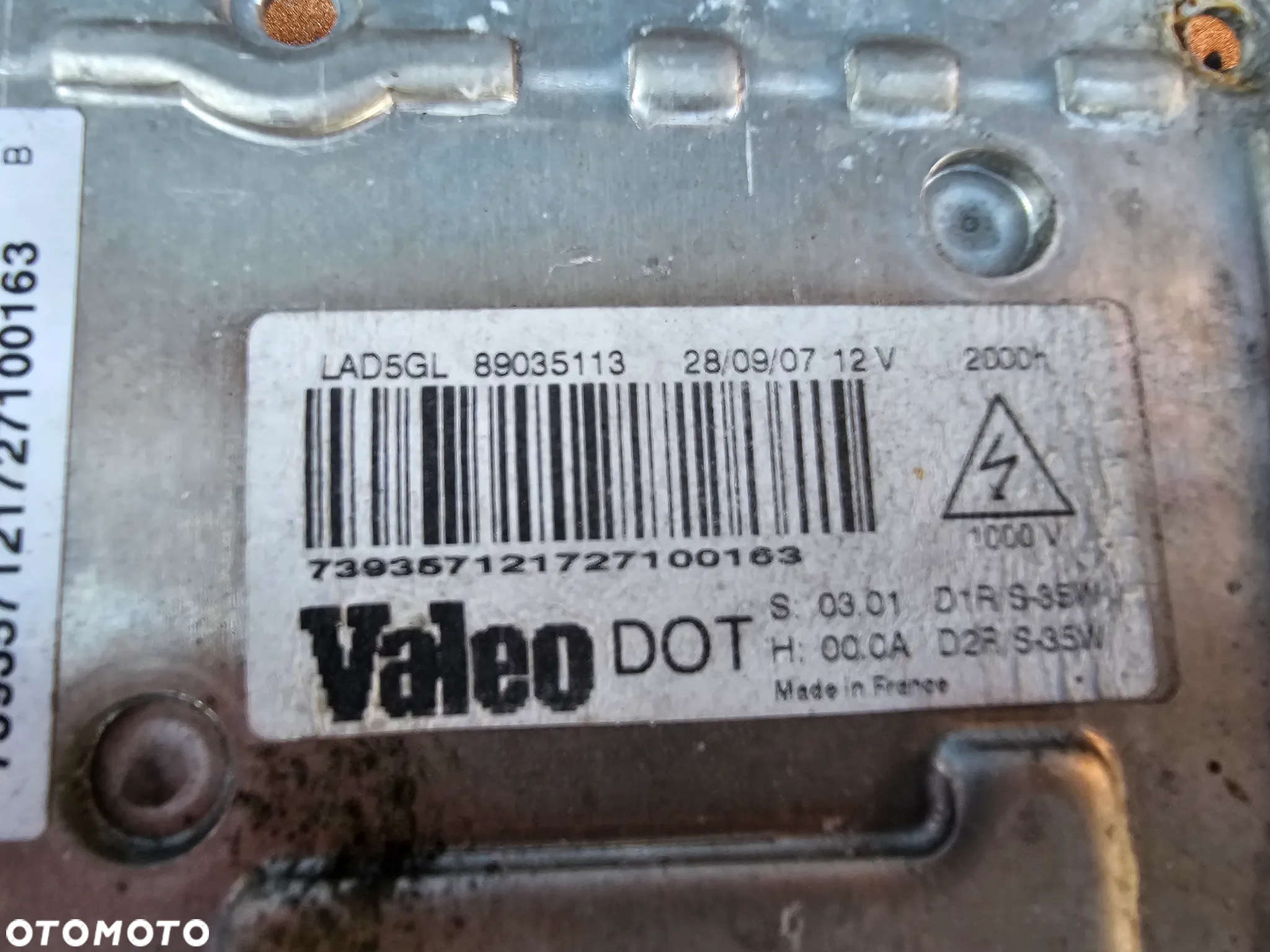 PRZETWORNICA MODUŁ STEROWNIK LAMPY XENON OPEL MERIVA A 89035113 - 2