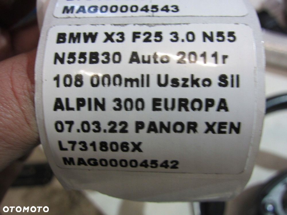 BMW X3 F25 LISTWA OZDOBNA DACHU LEWA PRAWA RELING - 7