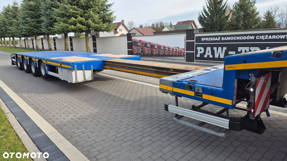 MAX Trailer NACZEPA///NISKOPODWOZIOWA/// MAX TRAILER///2019///ROZCIĄGANA/// POSZERZANA///4 OSIOWA///58000 KG/// 2 OSIE SKRĘTNE///OŚ PODNOSZONA/// STAN BARDZO DOBRY - 27