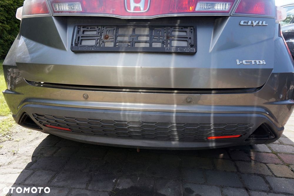 ZDERZAK TYLNY CIVIC VIII 5D HB NH701M  SZARY HONDA 2006-2010 - 1