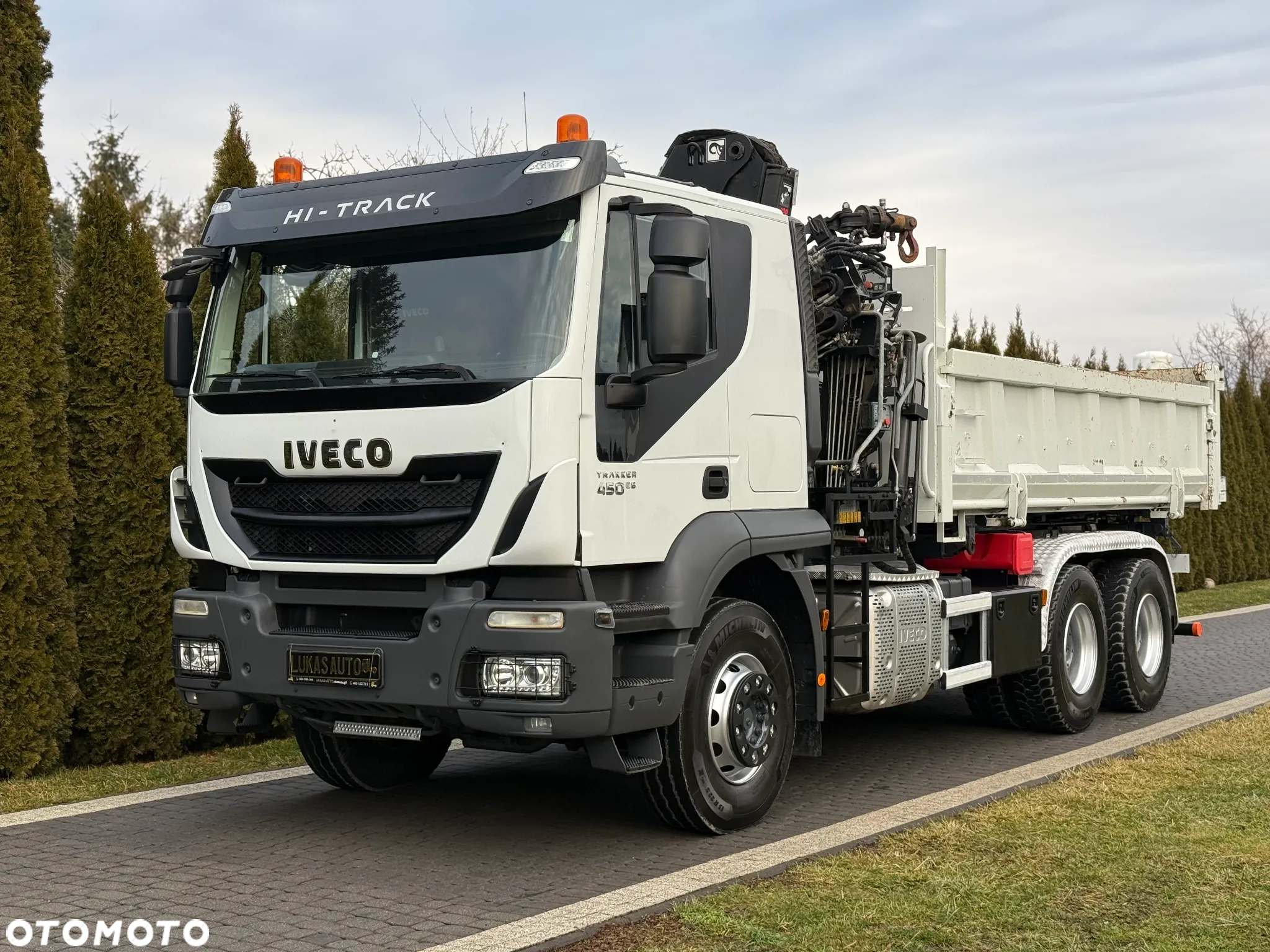 Iveco TRAKKER 450 6X4 PODWÓJNA HYDRO-BURTA HIAB 104 - 5