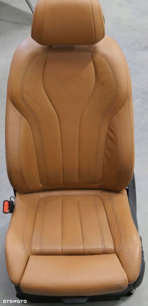 bmw x5 f15 f16 fotel lewy kierowcy elektryczny podgrzewany cognac m-pakiet - 2