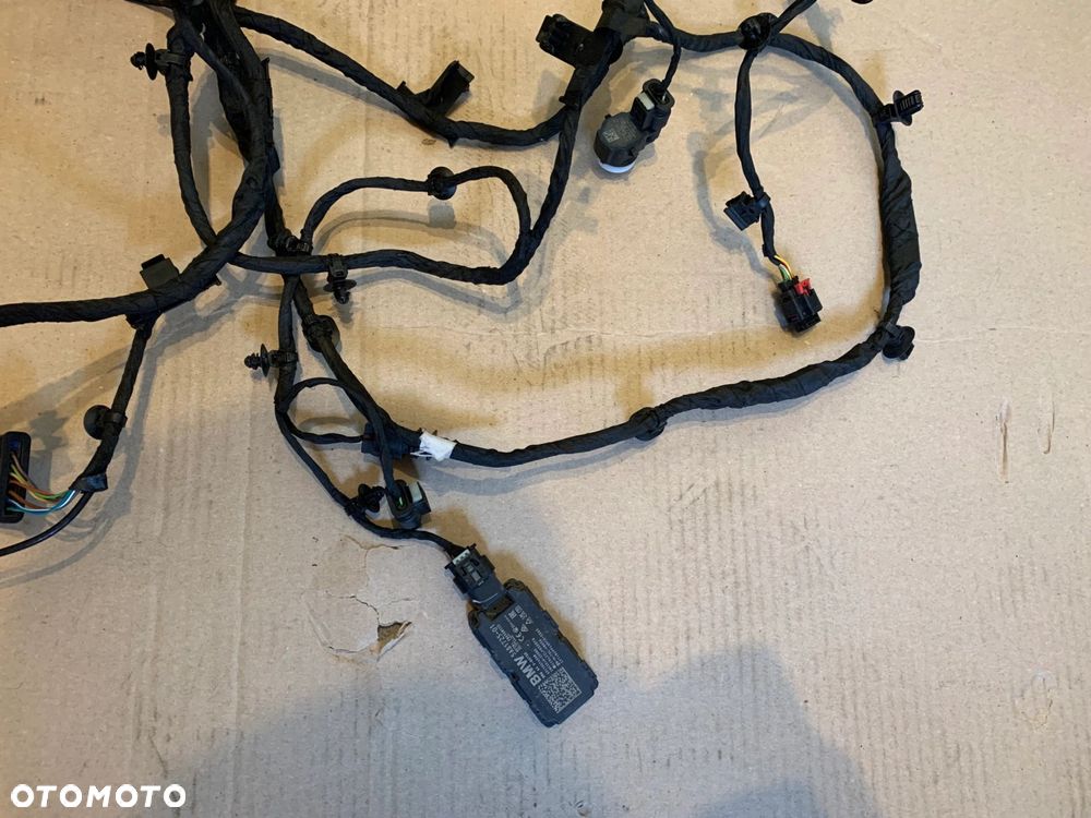 WIĄZKA INSTALACJA ZDERZAKA PRZÓD PDC BMW 7 G70 5A75703 5A81725 - 2