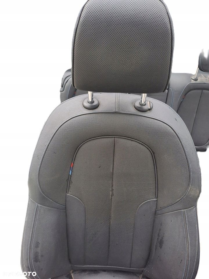 bmw f46 fotele siedzenia środek kanapa skóra m-pakiet 7 osób - 2
