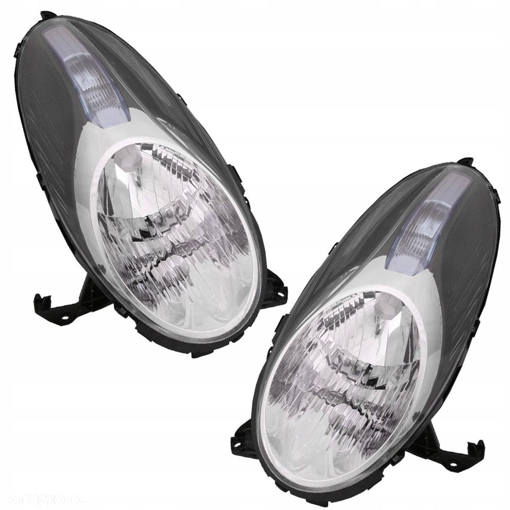 Reflektor Lampa Przód Tyc Nissan Micra K12 Lift 2007-2010 kpl - 1