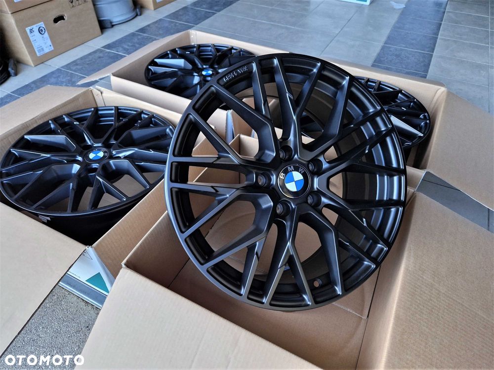Alufelgi 17 BMW 5x120 1 3 X1 X3 F30 F31 E90 E91 E46 F20 F21 E87 E83 F25 Czarne ! 606# - 3