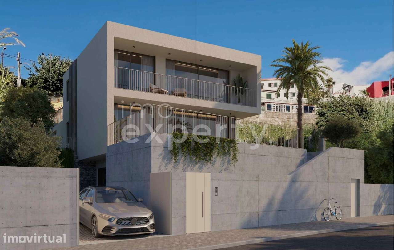 Moradia isolada T3+1, com piscina e vista mar, no Livramento, Funchal - Grande imagem: 2/13