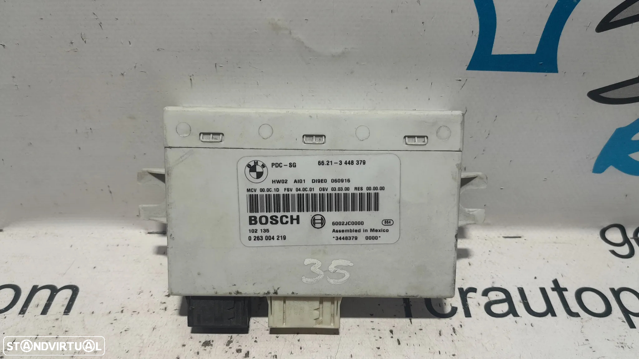 .Modulo BOSCH Unidade de Controlo Assistência de Estacionamento PDC BMW Mini 3448379 - 2