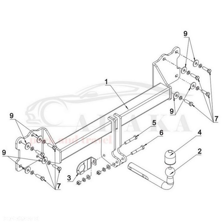 Hak Holowniczy Odkręcany Do Audi Q7 Od 2015 - 5