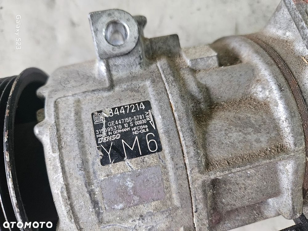 Sprężarka klimatyzacji Opel Corsa E 1,3 CDTI 2017r 13447214 YM6 - 2