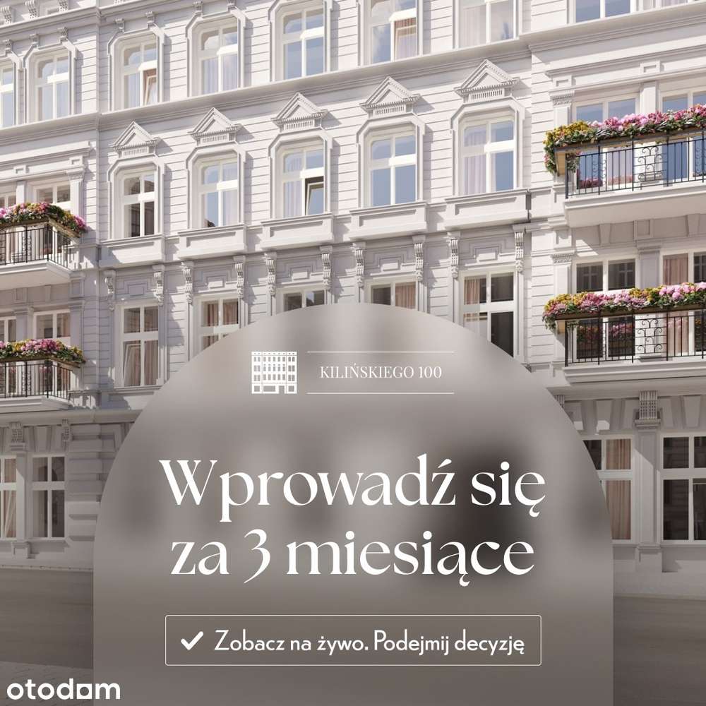Centrum | Łódź Fabryczna | Słoneczne mieszkanie, kamienica przy parku