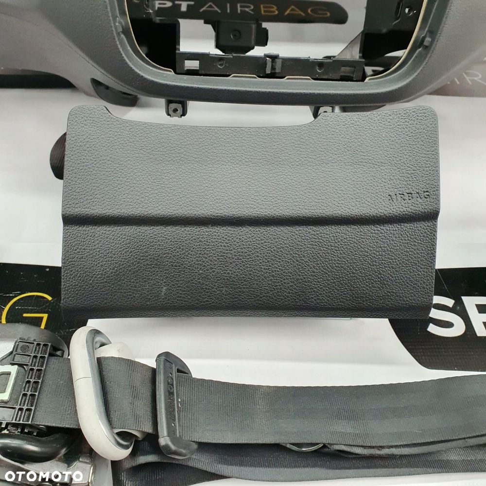VW SHARAN 7N DESKA ROZDZIELCZA KONSOLA KOKPIT PULPIT PODUSZKI AIRBAG AIR BAG PASY KIT SET - 6
