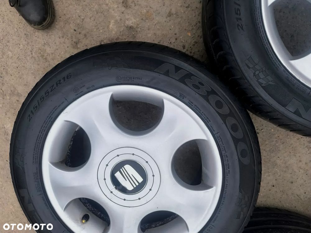5x112 FELGI Aluminiowe Alufelgi 16 Koła Letnie Lato VW 7M7 7M0 SHARAN T4 TRANSPORTER CARAVELLE MULTIVAN SEAT ALHAMBRA 6mm 215/55 ALU-RAD LEGNICA - 16