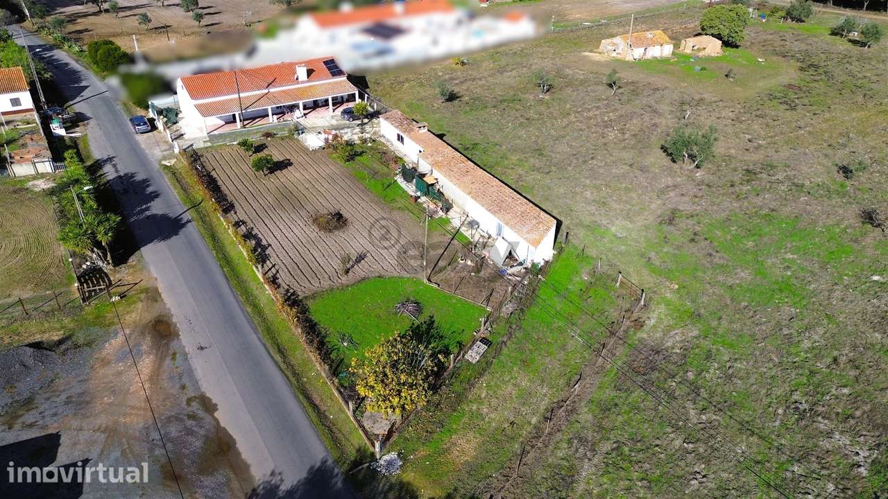 2 Habitações, Anexo e 1200 m² de terreno na Aldeia dos Bicos - Grande imagem: 3/48