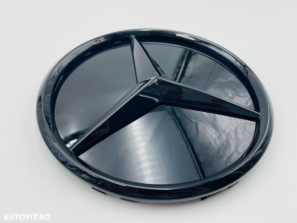 Emblema Compatibila Mercedes grila W205 negru - 1