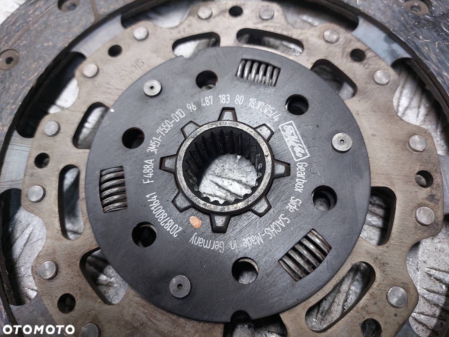 KOŁO DWUMASOWE + TARCZA + DOCISK + ŁOŻYSKO FORD FOCUS MK2 1.6 TDCI - 4