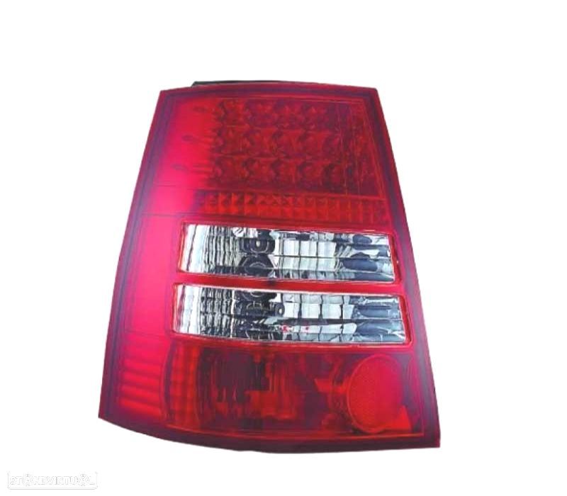 FAROLINS TRASEIROS LED VOLKSWAGEN VW GOLF 4 IV VARIANT 97-03 VERMELHO BRANCO - 2