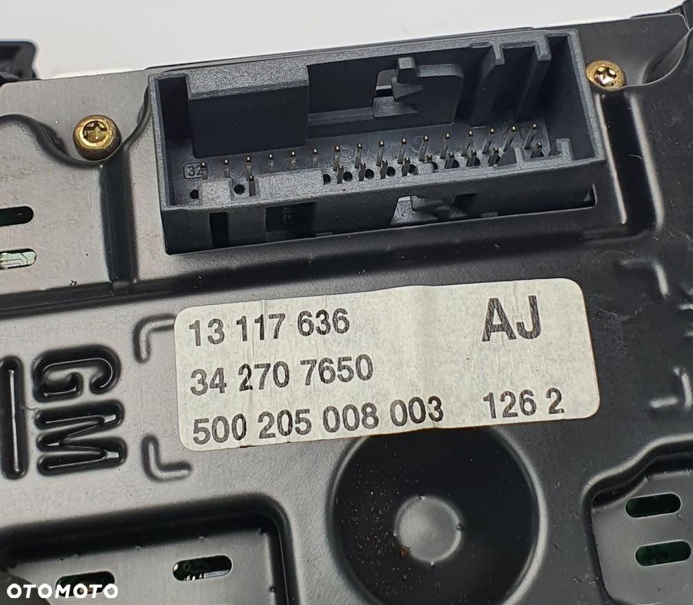 WYŚWIETLACZ EKRAN RADIA OPEL VECTRA C 13117636 342707650 - 5